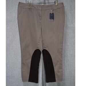 GANT Rugger Taupe Riding Breeches Knee Patch Pants EU 44 / US 14 NWT